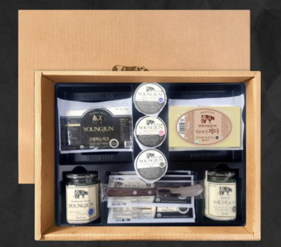 네이버 쇼핑 커넥트-영준목장 수제치즈&그릭 선물세트(세트 5)