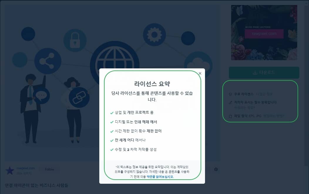 저작권 없는 무료 이미지 다운로드 사이트 추천 LIST 35+@-라이선스 확인 42 프리픽-라이선스 요약 및 저작자 표시 필수
