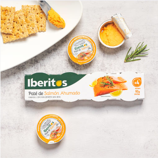 네이버 쇼핑 커넥트-이베리토스 포션 훈제연어 스프레드 92g