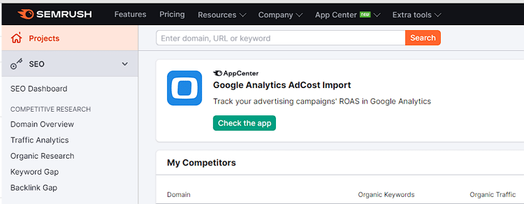 글로벌 SEO 비교 사이트 4군데 4 글로벌 SEO 비교 사이트-SEMrush