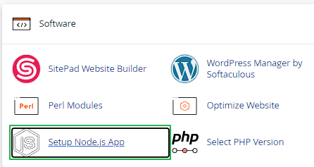 cPanel Nodejs 설치 방법 1