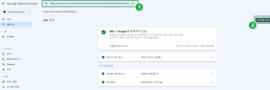 자바스크립트 SEO: 구글과 네이버에서 JS를 처리하는 과정과 방법 3 자바스크립트 SEO-구글 서치 콘솔에서 오류 확인 방법