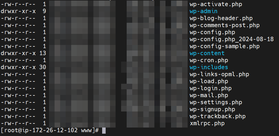 워드프레스 "There has been a critical error on your website" 오류 원인과 해결 과정 1 워드프레스 루트 페이지 wp-config.php 및 콘텐츠. 인클루즈