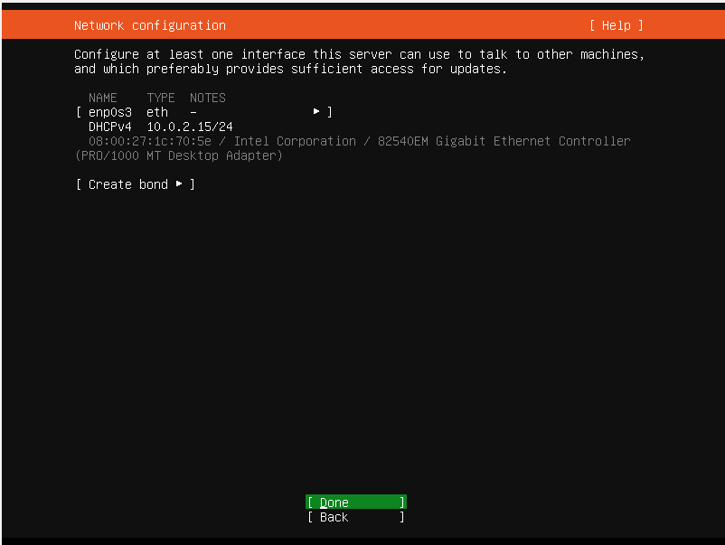 Oracle VitualBox_우분투 설치_네트워크 구성