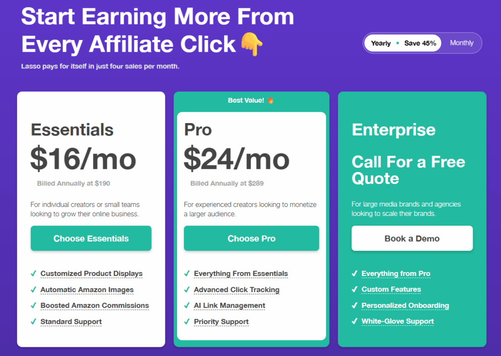 워드프레스 어필리에이트 플러그인- Simple URLs of Lasso 가격표