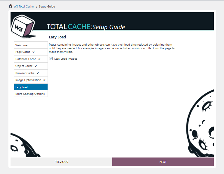 W3 Total Cache 설정 가이드 ⑥지연로드-이미지 지연로드[영어]