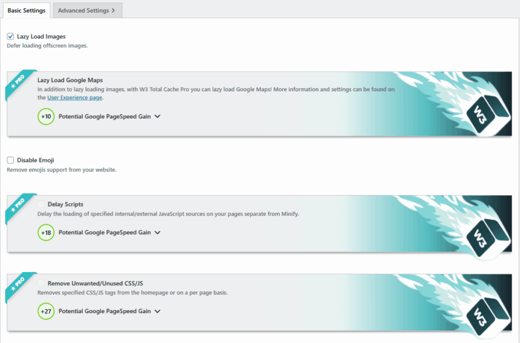 W3TC 사용자 경험 1[영어]