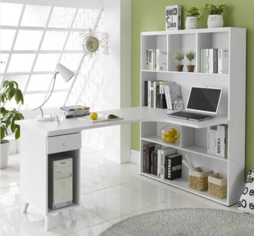 네이버 쇼핑 커넥트-대형 컴퓨터 책상 화이트 서랍형