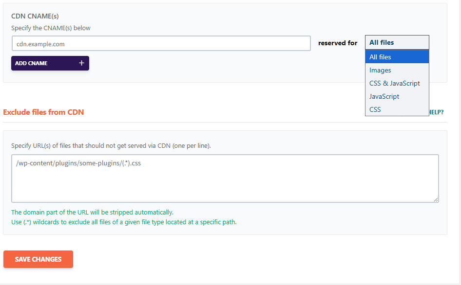 WP Rocket CDN 설정 2 [영어]