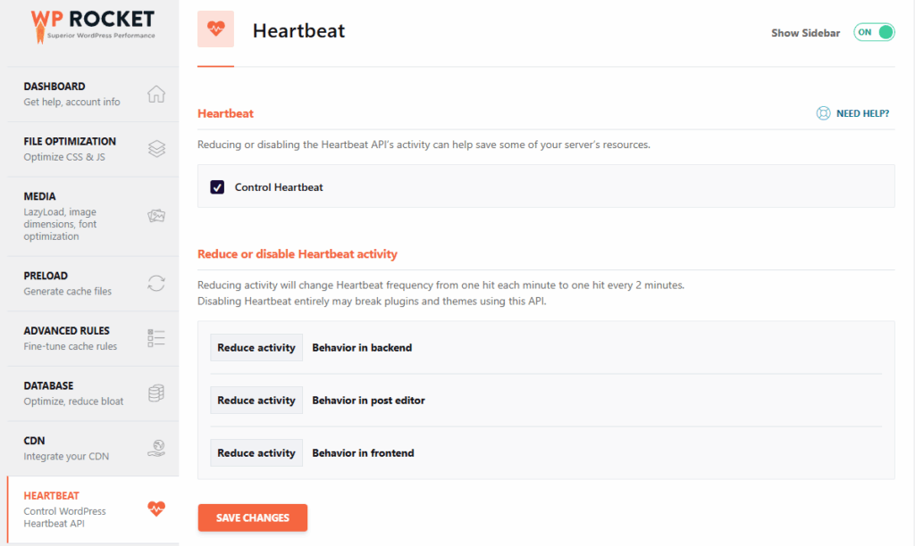 WP Rocket - Heartbeat 1 [영어]