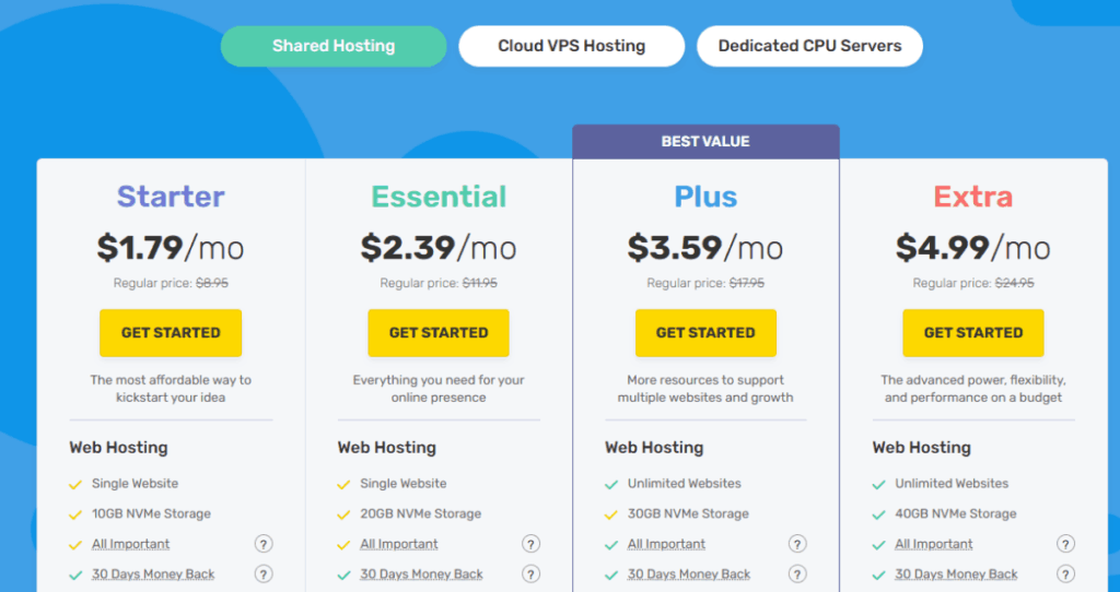 FastComet 가격[2025-10-29]