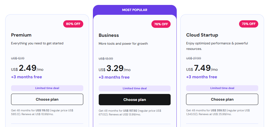 hostinger 가격[2025-10-29]