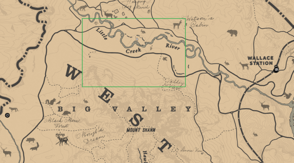 RDR2 動物の場所 18 レッド・デッド・リデンプション2 – 地図に表示されないプロングホーンの場所(オス・メス)