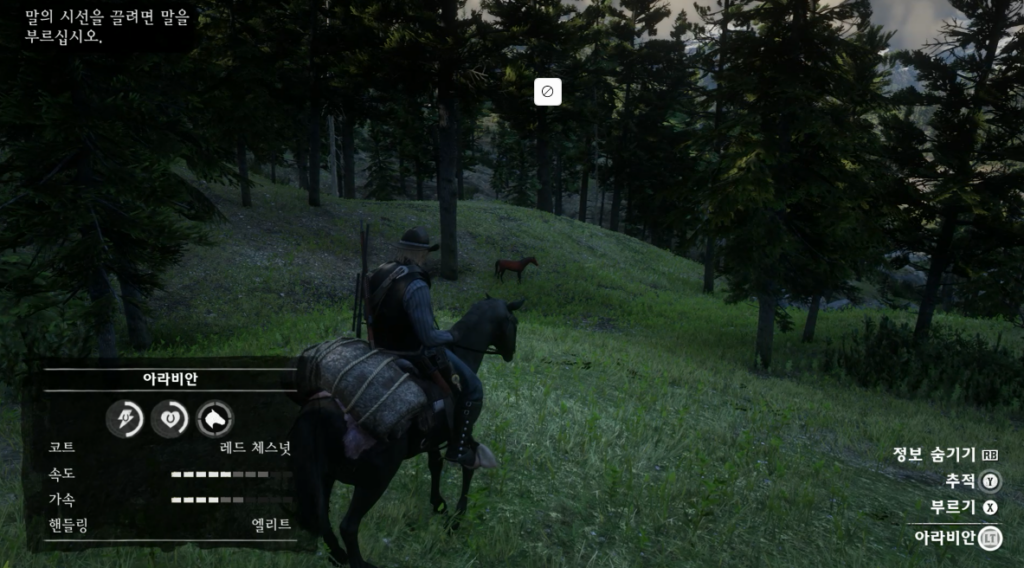 레드 데드 리뎀션2: 아라비안 레드 체스넛 위치 및 길들이기 4 아라비안 레드 체스넛 스펙