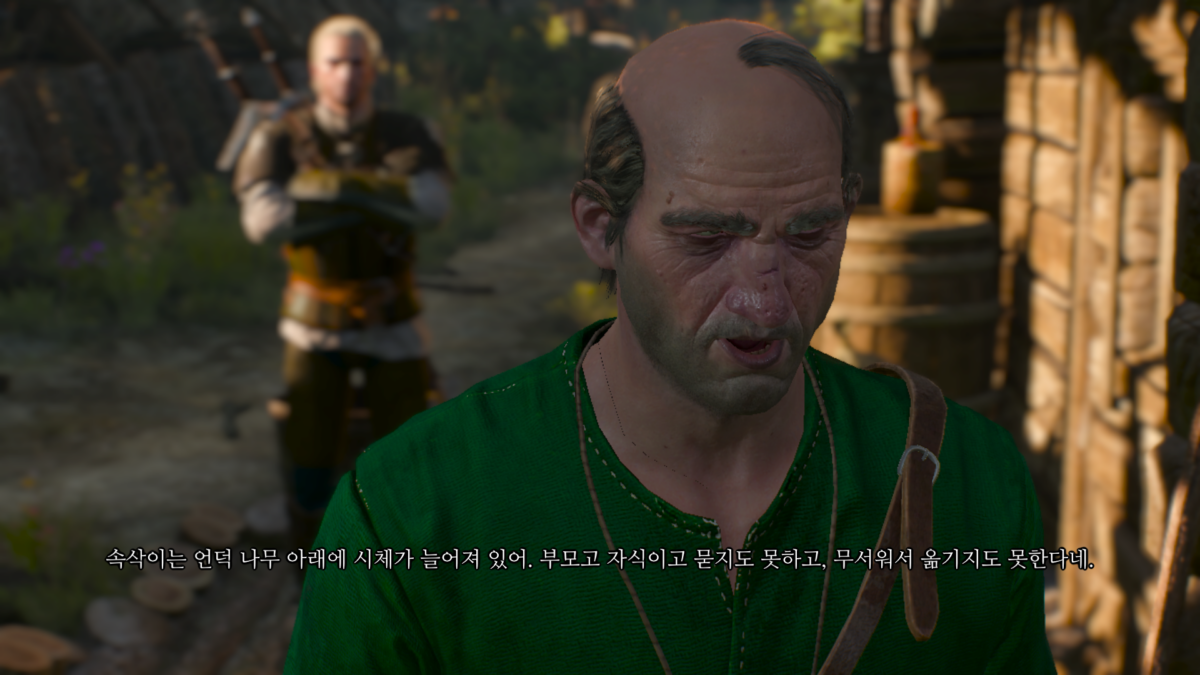 위쳐3 숲의 여인들 - 다운워렌 장로와의 대화 5
