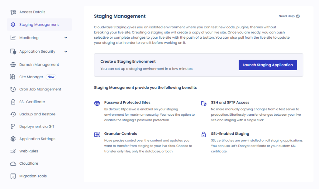 클라우드웨이즈 Staging Management 사용법(워드프레스 스테이징 사이트) 1 클라우드웨이즈 Staging Management 사용법_1