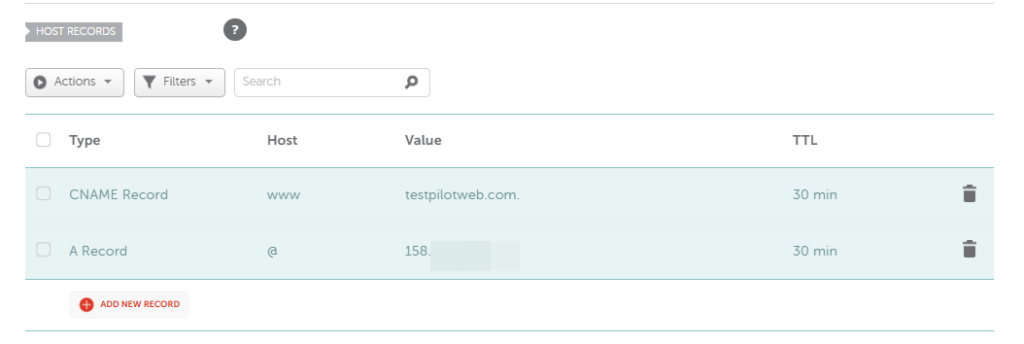 NameCheap DNS 설정 및 레코드 설정 방법 9 NameCheap A 레코드 추가_2 & CNAME 레코드
