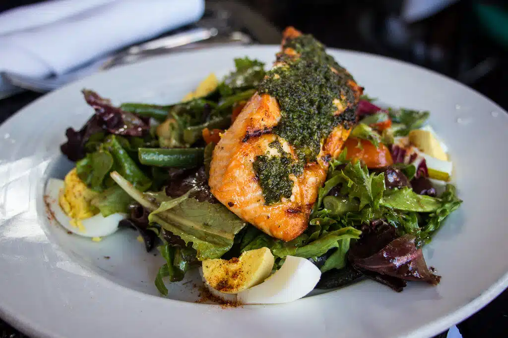 구운연어 디너 Salad