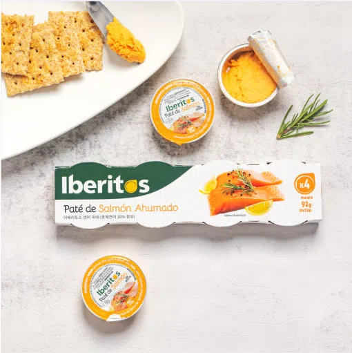 네이버 쇼핑 커넥트-이베리토스 포션 훈제연어 스프레드 92g