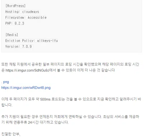 Cloudways 호스팅 사용 후기(2023) 5 Cloudways 호스팅 티켓 문의_3