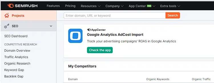 글로벌 SEO 비교 사이트 4군데 4 글로벌 SEO 비교 사이트-SEMrush