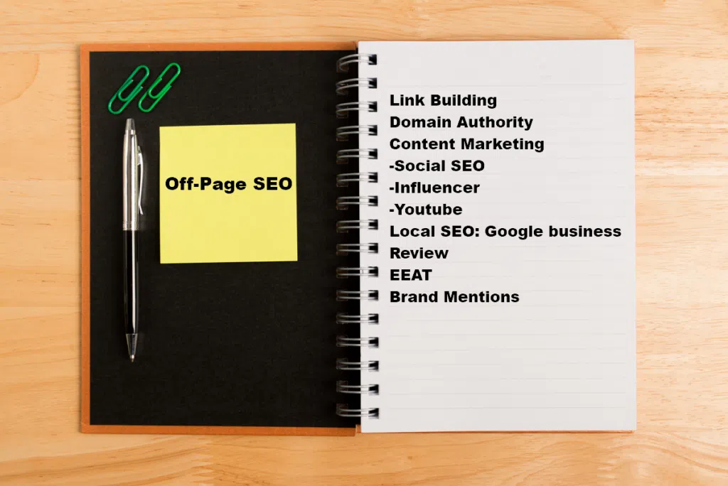 Off Page SEO: 오프 페이지 SEO 정의와 7가지 방법 1 오프 페이지 SEO의 7가지 항목(Off Page SEO List 7)