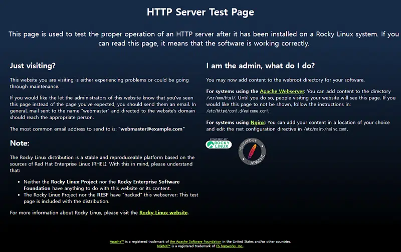 APM 설치 후 index.html 다운로드 현상과 해결 방법 1 록키 리눅스 APM 설치 후 HTTP Server Test Page가 나온다면 index.html 다운로드 현상을 반은 해결한 것!