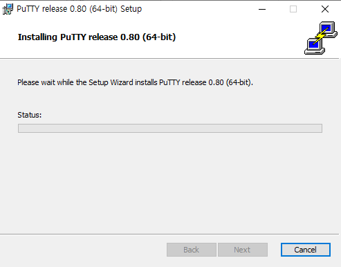 Windows 버전 PuTTY 다운로드 및 설치(&한글 사용하기) 12 Putty 설치3