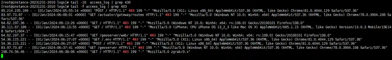 리눅스 grep 명령어 1 tail -f | grep 403(tal 명령어와 grep 명령어 조합)