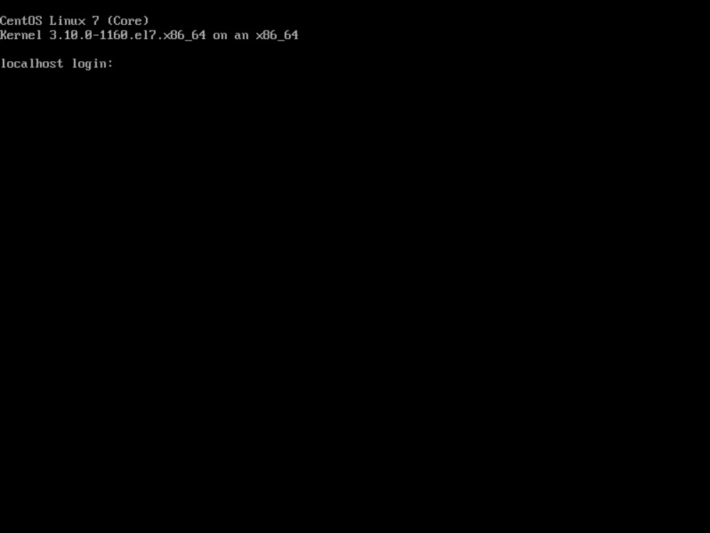 CentOS 7_설치 완료_1