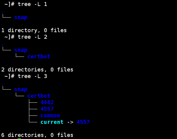 tree 명령어 -L 옵션_원하는 단계까지 출력