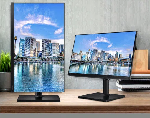 네이버 쇼핑 커넥트-삼성 피벗 스위블 모니터(LF24T450FQKXKR)