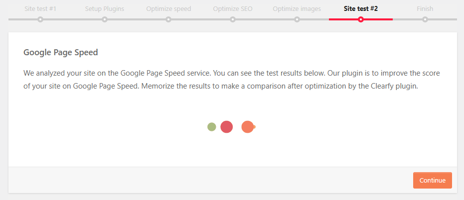 Clearfy 설정 마법사 7 - 구글 페이지스피드를 통한 2번째 사이트 테스트 1(영어만)