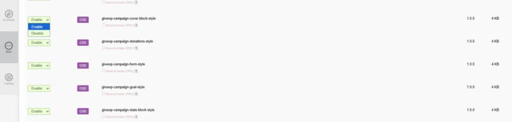 Clearfy 자산 관리자 항목 - 기타(ETC)