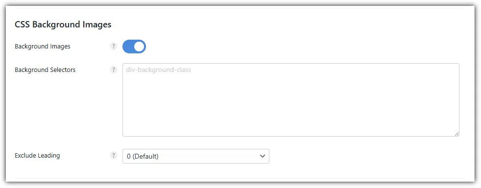 Perfmatters - Lazy Loading_CSS Background Images 포함시키기