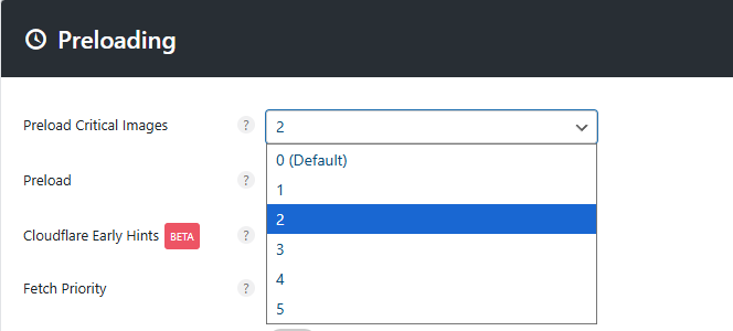 Perfmatters 사전 로딩 - 이미지 사전 로딩