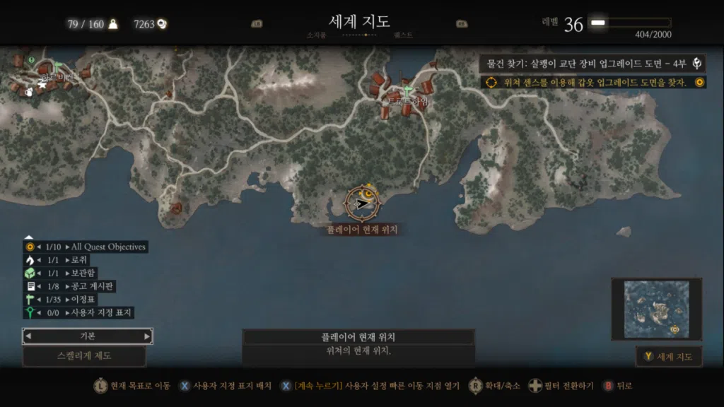 위쳐3: 장인 제작 살쾡이 교단 장비 4부 9 장인 제작 살쾡이 갑옷 세트(맵)