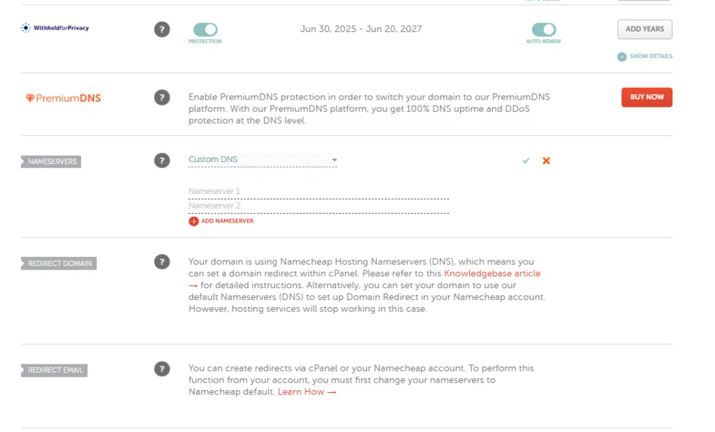 NameCheap DNS 설정 및 레코드 설정 방법 5 NameCheap DNS 설정 및 레코드 설정 방법